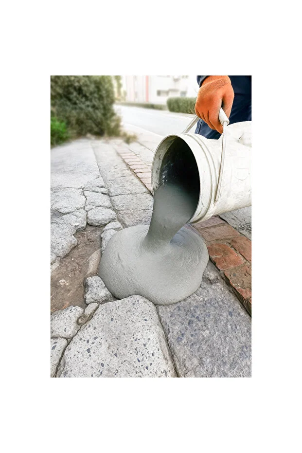 Isonem Jel Beton Kendiliğinden Yayılan Çimento Esaslı Zemin Kaplama 20 KG - Gri